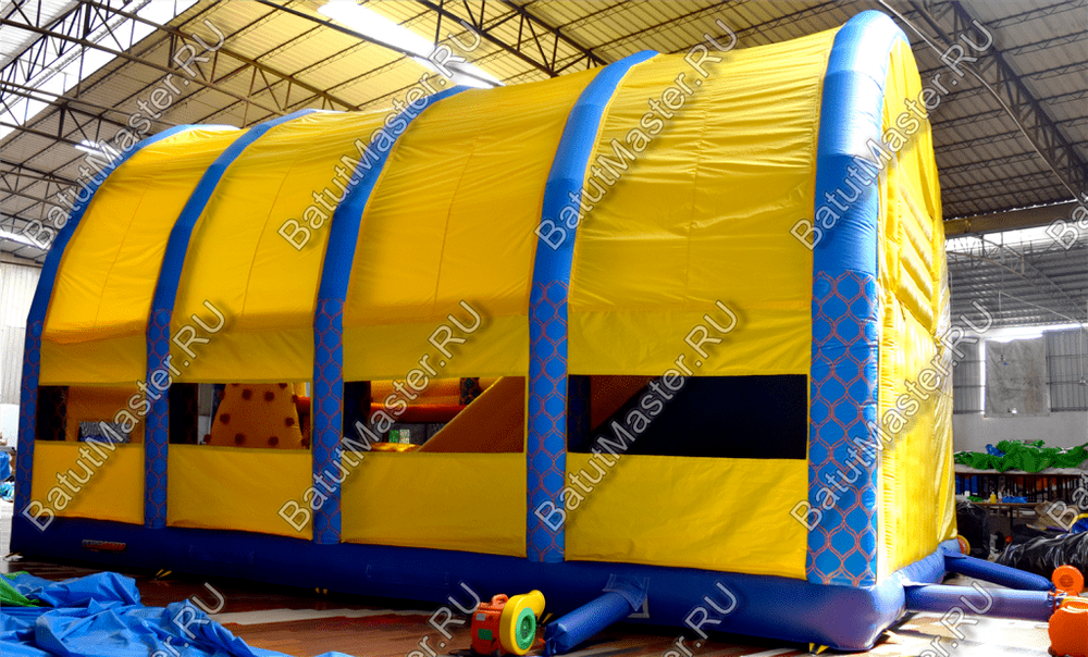 Надувной батут "Морской бриз с крышей"