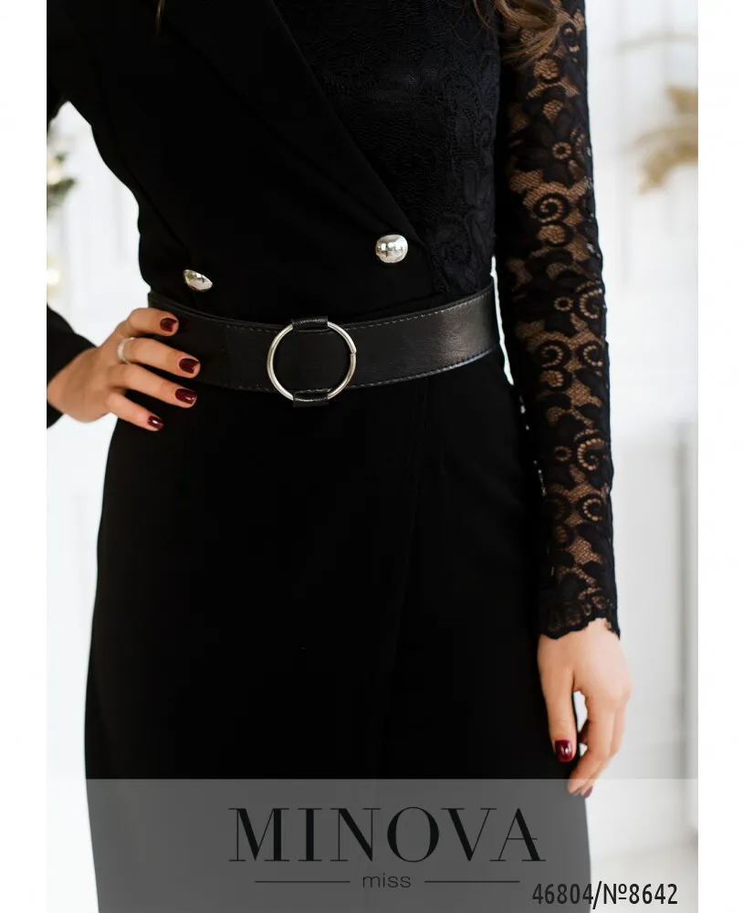 Платье 8642-черный Minova