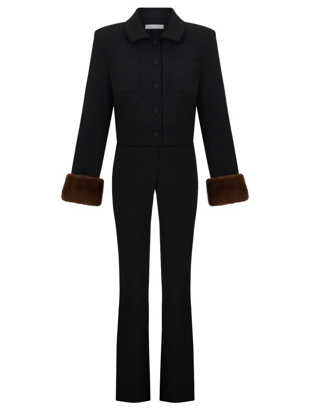 Брюки прямые Силуэт, черный