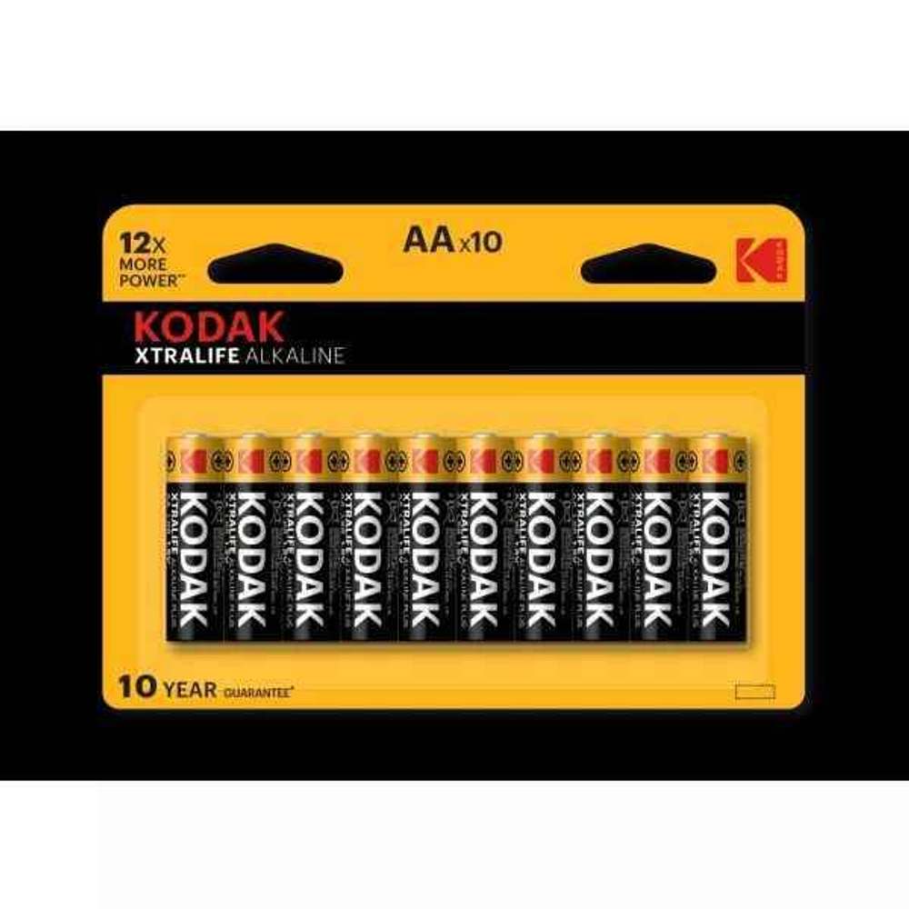 Батарейка алкалиновая Kodak LR6-8+2BL XTRALIFE Alkaline 10шт
