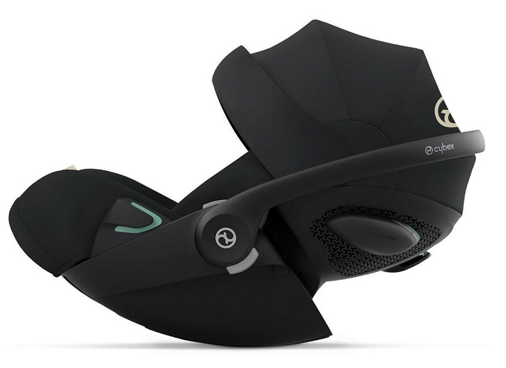 Коляска 3 в 1 Cybex Priam IV Rosegold и автокресло Cloud G i-Size Moon Black Plus Leaf Green