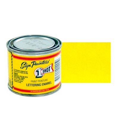 930-P Эмаль для пинстрайпинга 1 Shot Голубой Перламутровый желтый (Primrose Yellow), 236 мл
