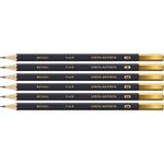 Набор карандашей чернографитных 6шт. HB-8B, Vista-artista Academia, картон.упак