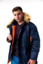 Парка флисовая N3b Husky19 Rep.Blue