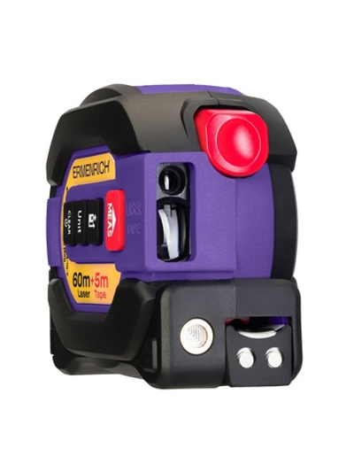 Рулетка с лазерным дальномером («3 в 1») Ermenrich Reel SLR600 PRO