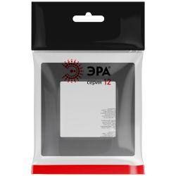 Рамка для розеток и выключателей ЭРА Серия 12 12-5201-12 на 1 пост, Классик, графит