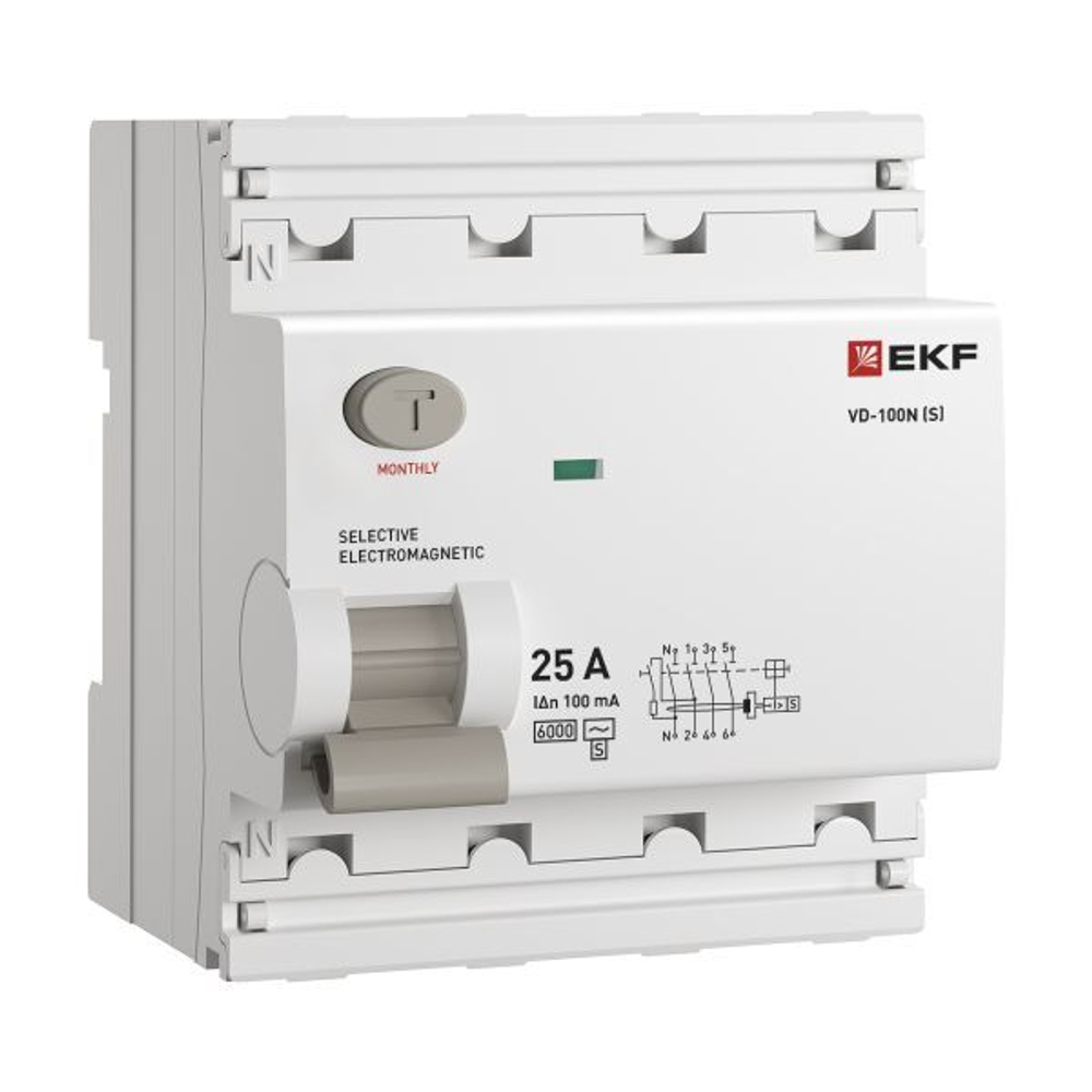 УЗО  EKF E1046MS25100
