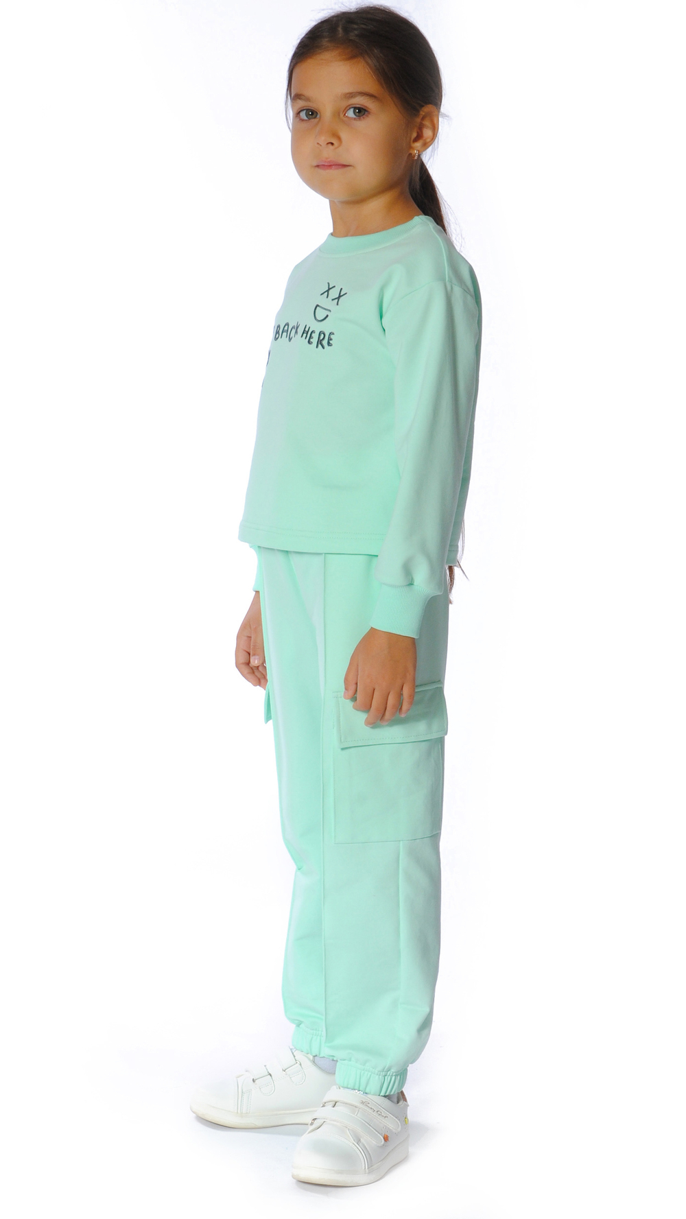 Брюки трикотажные для девочки 3-6 лет Fleur de Vie