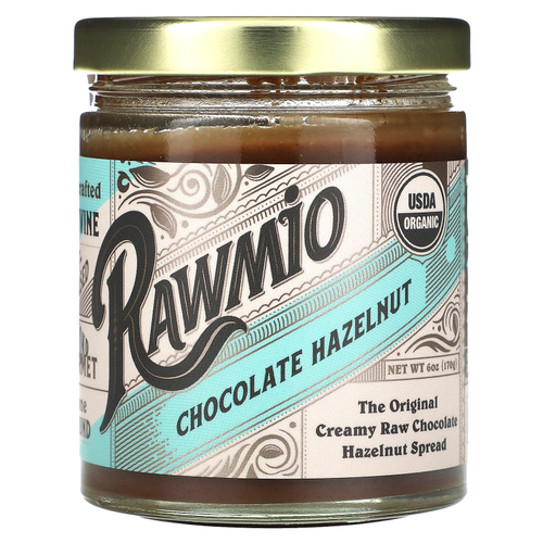 Rawmio, Шоколадная паста с фундуком, 170 г (6 унций)