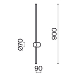 Настенный светильник (бра) Maytoni MOD237WL-L11B3K