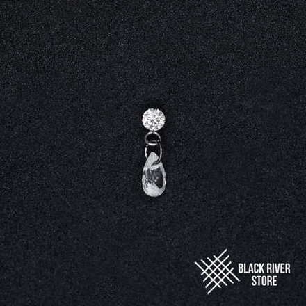 Pendant Drop Round Crystal
