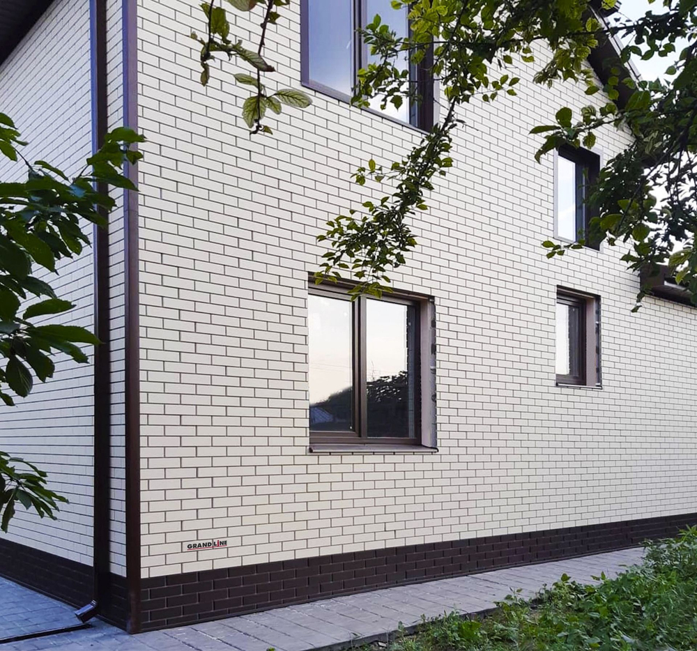 Фасадная панель Grand Line Клинкерный кирпич Design терракотовый, 1уп/10шт