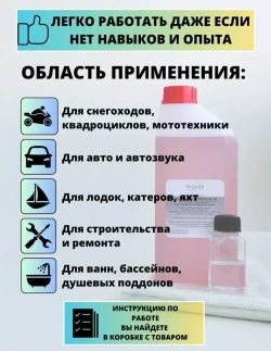 Полиэфирная смола 1 кг + Стекломат 1,25 м2