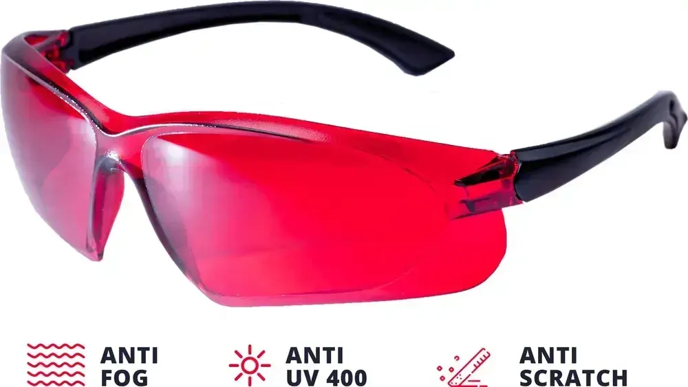 Очки лазерные для усиления видимости красного лазерного луча ADA VISOR RED Laser Glasses