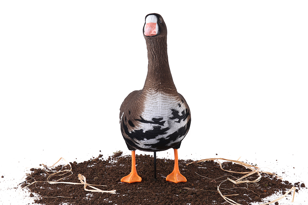 Белолобый гусь Softplast 3D ЖИВОЕ ПЕРО мод. BS-3D-UV