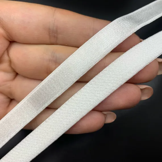 Резинка бретелечная белая 10 мм  (цв. 001), 740/10