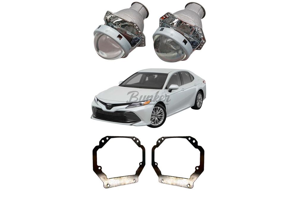 Готовый комплект для замены штатных линз Toyota Camry XV70 2017-2021