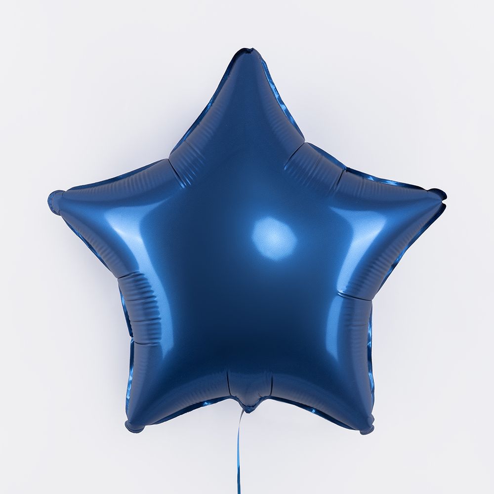 F Шар Звезда 18''/46 см, Темно-синий Сатин (БГ-15) 