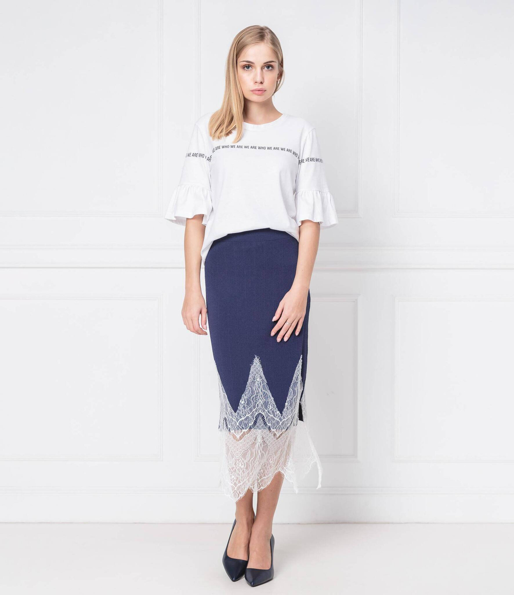 юбка fujisawa Silvian Heach - темно-синий(PGP19171GO)