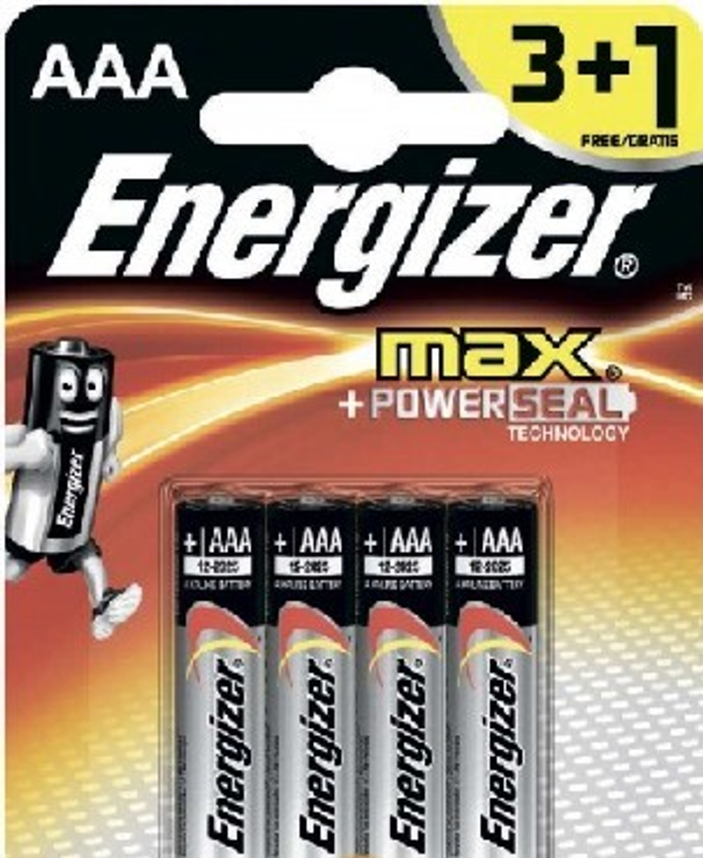 батарейка Energizer Max Power LR03 BP4 Alkaline