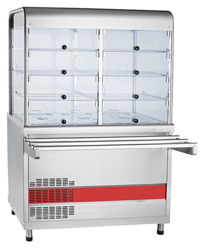 Прилавок-витрина Abat ПВВ(Н)-70КМ-С-02-НШ