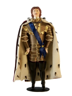 Кукла коллекционная Пётр I в доспехах и мантии