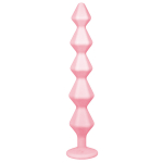 Анальная цепочка 16см с кристаллом Lola Games Emotions Chummy Pink 1401-01lola