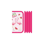 Пенал 3 секц. большой, печать на ткани 190*105 "Фламинго 2020" (Пчелка)