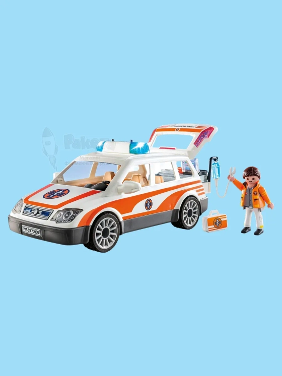 Набор Скорая помощь Playmobil 70050 свет, звук