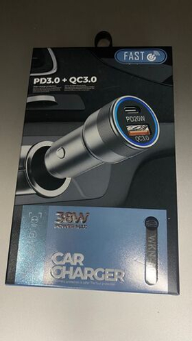 Автомобильное зарядное устройство Питер Маркет, 38Вт, USB Type-C, 2 разъема