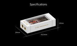 ЦАП/усилитель для наушников Aune Yuki, цифро-аналоговый преобразователь, портативный, 3.5 мм, 4.4 мм