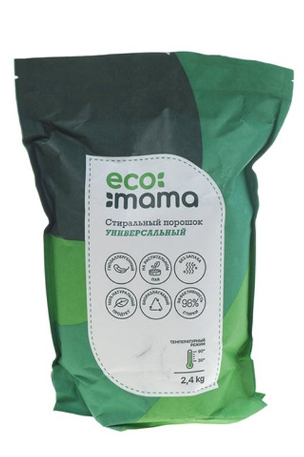 Стиральный порошок Эко Мама универсальный 2.4кг