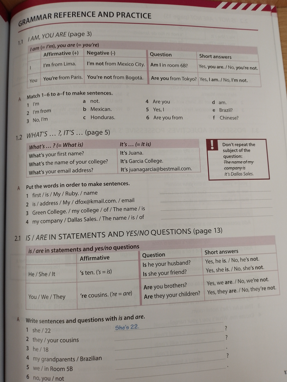 Evolve 1 Student's Book