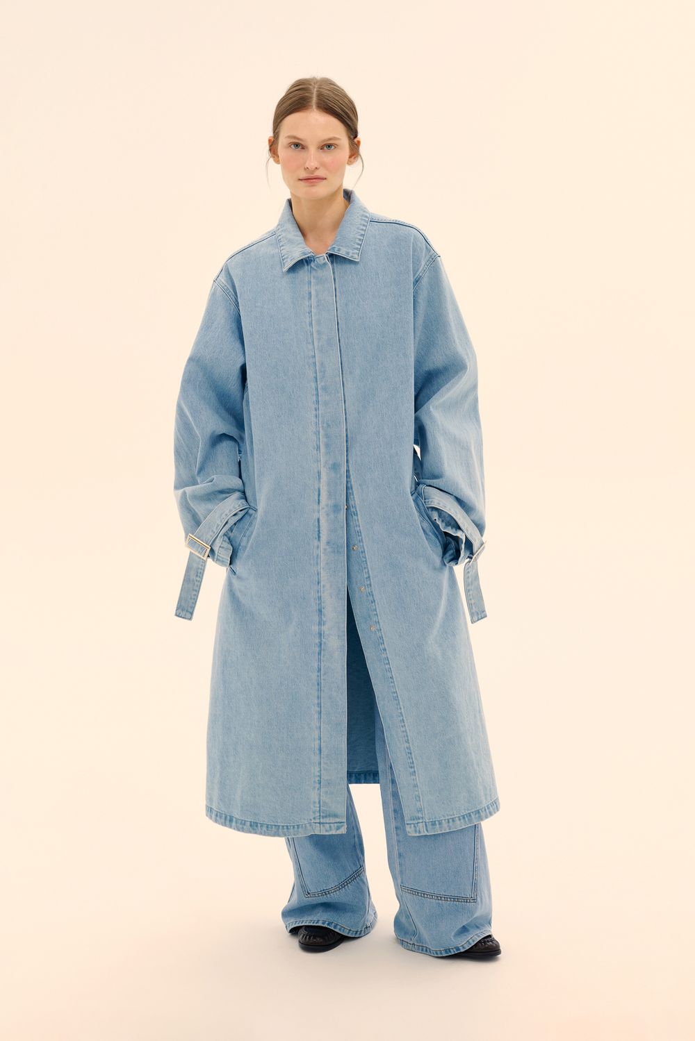 Платье-тренч (Denim days), голубой