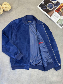 Кожаный бомбер Kiton