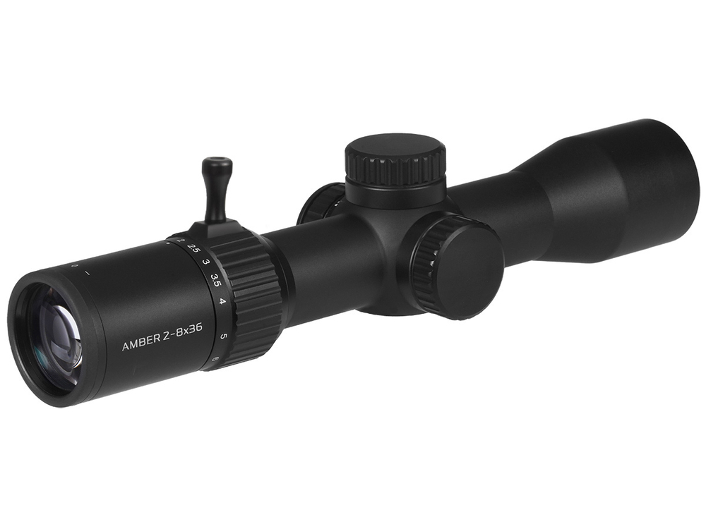 Прицел Gaut Amber 2-8x36, сетка 27 (Mil-Dot), 0.1 МIL