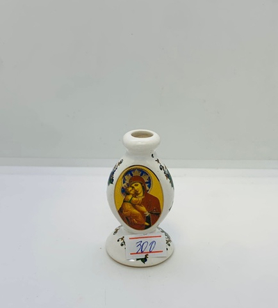 Подсвечник с ликом Пресвятой Богородицы