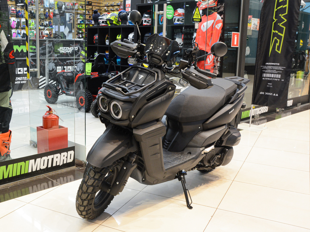 Скутер Vento Smart 3 49cc Black matt