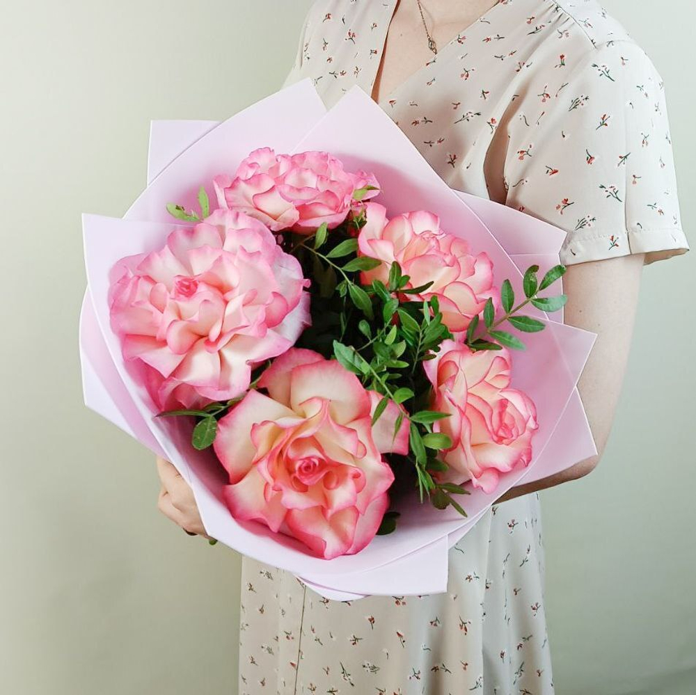 Букет французских роз 5 шт