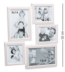 Bellezza Casa CHK-160 Панно-фоторамка «Наша радость» (на 5 фото: 10х15, 9х7, 7х9, 15х10)