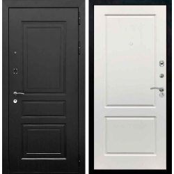 Входная металлическая дверь (RеX) РЕКС 6 Лондон Венге / ФЛ 117 Силк сноу