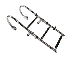 Лесенка складная, 3 ступени, поручни, Marine Rocket