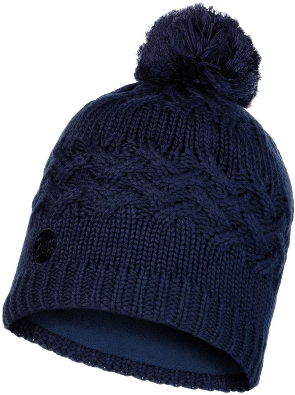 Шапка вязаная с флисом Buff Hat Knitted Polar Savva Night Blue Фото 1