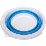 Ведро складное круглое 5л 25х20см синее