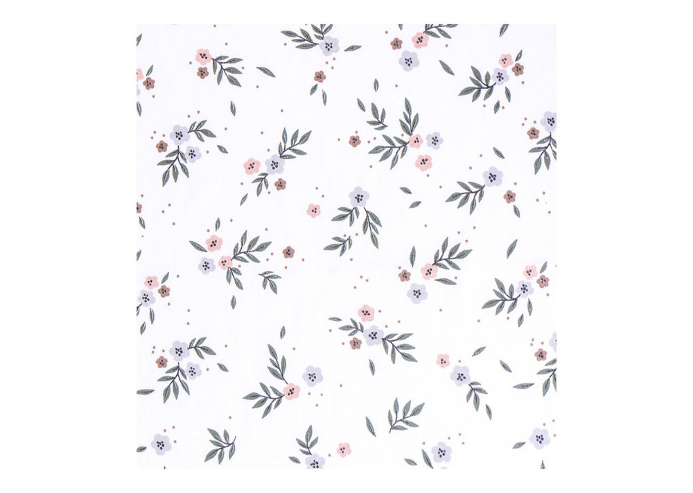 Простынь для люльки Ellipsebed (сказочные цветы, трикотаж)