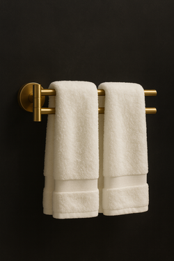 Держатель для полотенец STWORKI Киркенес S45360GM матовое золото