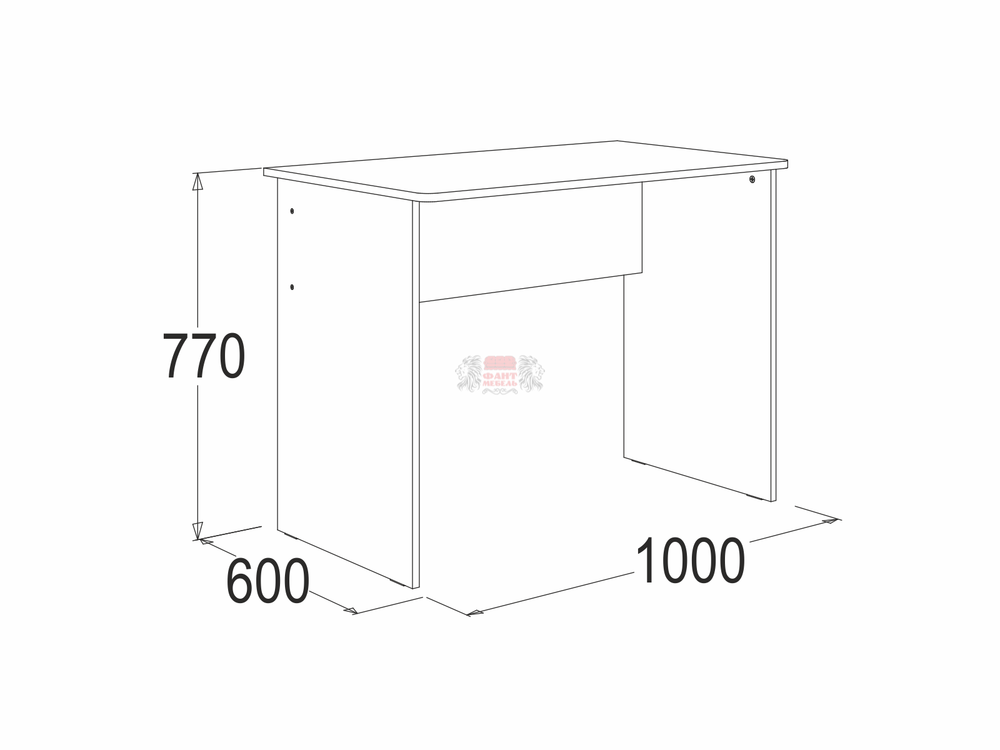 Уголок школьника Омега16 стол письменный 1