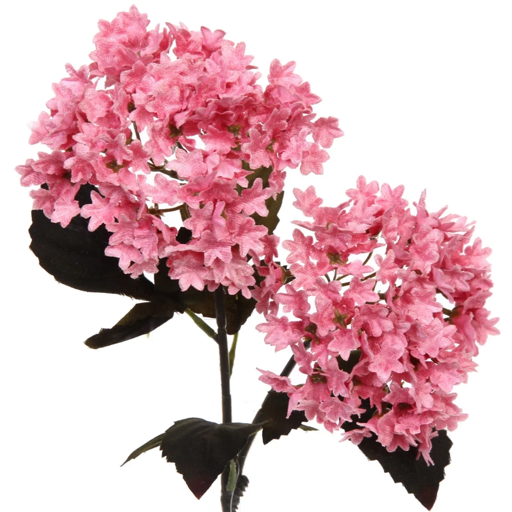 Искусственные цветы «FLOWERS MAGIC» 65см Гортензии 2 цветка розовые