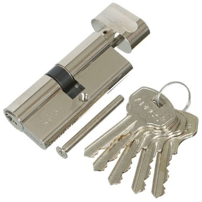 Личинка замка двери Apecs, SC-70(30С/40)-Z-С-NI/SC-70-Z-C-Ni/SC70-C-NI, 00002939, 70 мм, с заверт, н