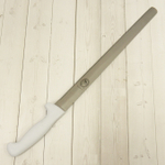 Нож для бисквита 35 см (лезвие) с узкими зубчиками , дерев. ручка